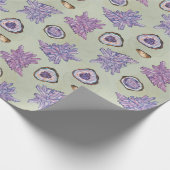 Verpakkingsdocument met Kristal en Geode patroon Cadeaupapier (Hoek)