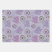 Verpakkingsdocument met Kristal en Geode Patroon Inpakpapier Vel (Voorkant 2)