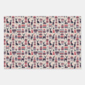 Verpakkingsdocument Vlakke Bladreeks van 3 voor Ke Inpakpapier Vel (Voorkant 3)