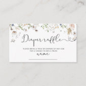 Verpakkingskaart voor vrachtwagens in wilde bloeme informatiekaartje (Voorkant)