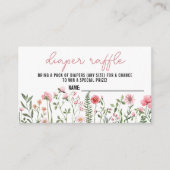 Verpakkingskaart voor vrachtwagens in wilde bloeme informatiekaartje (Voorkant)