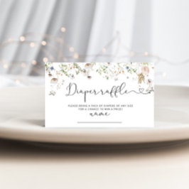 Verpakkingskaart voor vrachtwagens in wilde bloeme informatiekaartje