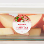 Verpakkingslabel aardbeienfruit labels (Aangebracht)