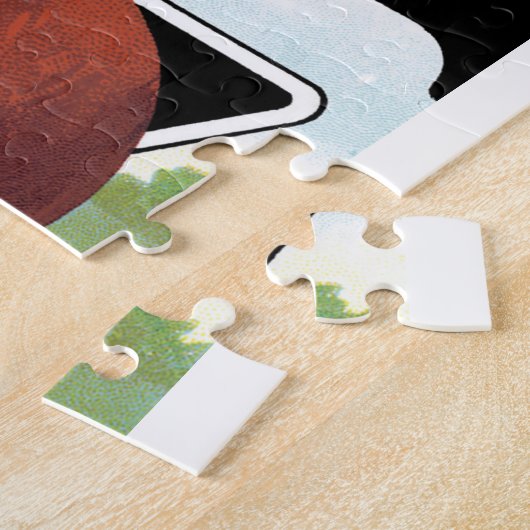  verpakkingslabel kunst, bietgroenten legpuzzel (Zijkant)