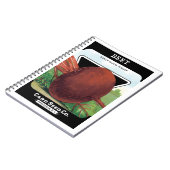  verpakkingslabel kunst, bietgroenten notitieboek (Linkerzijde)