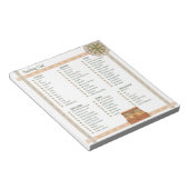 Verpakkingslijst Notitieblok (Schuin)