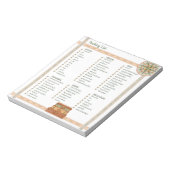 Verpakkingslijst Notitieblok (Linkerzijde)