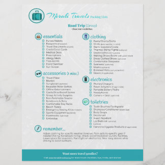 Verpakkingslijst: Road Trip (groep)