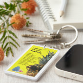 Verpakkingslijst voor reizen sleutelhanger (Voorkant Rechts)