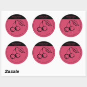 Verpakkingsontwerp voor Cherry Jam Jar Label (Vel)