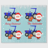 Verpakkingspak voor snelle, rendiertrekkers en Boe Cadeaupapier (Vlak)