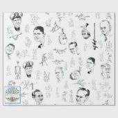 Verpakkingspapier, 30 x 72 inch cadeaupapier (Vlak)