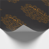 Verpakkingspapier: 99 Namen van Allah (Arabisch) Cadeaupapier (Hoek)