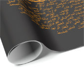 Verpakkingspapier: 99 Namen van Allah (Arabisch) Cadeaupapier (Rol Hoek)