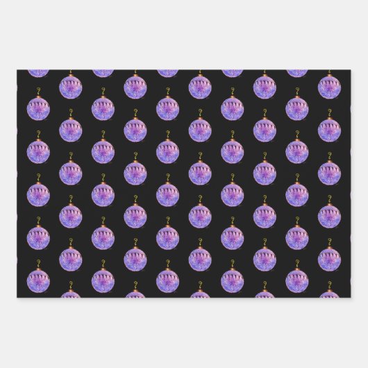 Verpakkingspapier - Antiek boomversiering Inpakpapier Vel (Voorkant 3)