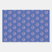 Verpakkingspapier - Antiek boomversiering Inpakpapier Vel (Voorkant 2)