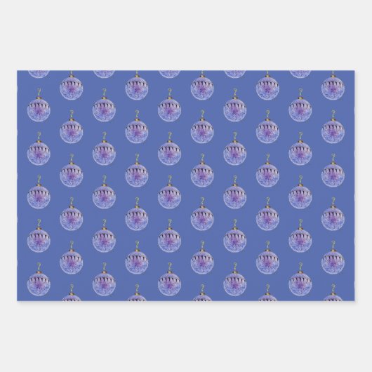 Verpakkingspapier - Antiek boomversiering Inpakpapier Vel (Voorkant 2)