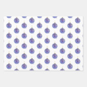 Verpakkingspapier - Antiek boomversiering Inpakpapier Vel (Voorkant)