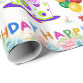 Verpakkingspapier Birthday Juli, 1 Cadeaupapier (Rol Hoek)