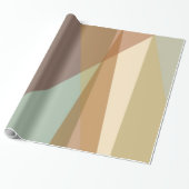 Verpakkingspapier - bosgrond cadeaupapier (Uitgerold)