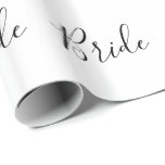 Verpakkingspapier - bride cadeaupapier<br><div class="desc">Papier voor het verpakken met bridentekst,  gebruiken als verpakkingspapier,  tafelblad,  wanddecoraties enz. Verander tekst en/of achtergrondkleuren die aan uw behoeften beantwoorden.</div>