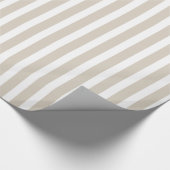 Verpakkingspapier — Champagne Stripes Cadeaupapier (Hoek)