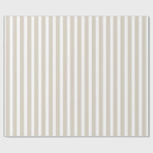 Verpakkingspapier — Champagne Stripes Cadeaupapier (Vlak)