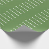 Verpakkingspapier "Dit is geen kerstcadeau" Cadeaupapier (Hoek)