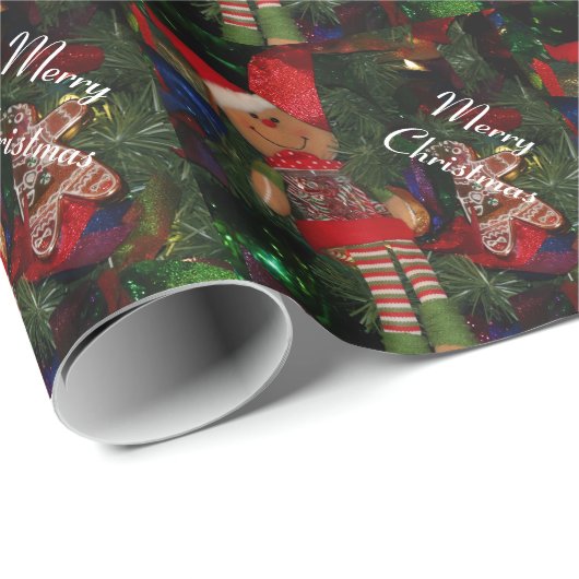 Verpakkingspapier/Elf Cadeaupapier (Rol Hoek)