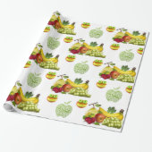 Verpakkingspapier Gezondheidsvoedingsmiddelen Cadeaupapier (Uitgerold)