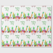 Verpakkingspapier Gezondheidsvoedingsmiddelen Cadeaupapier (Vlak)