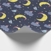 Verpakkingspapier - Goede nacht Cadeaupapier (Hoek)