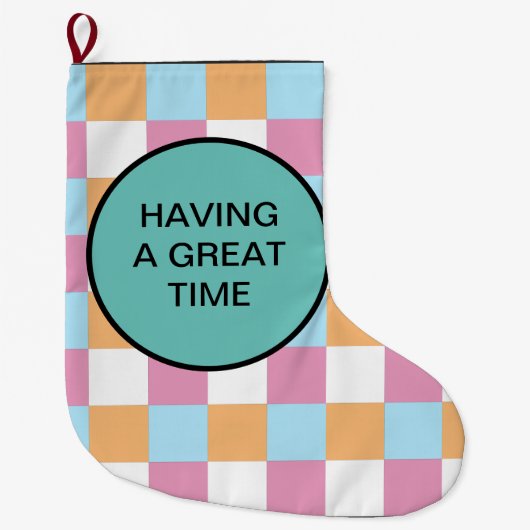 Verpakkingspapier Grote Kerstsok (Voorkant)