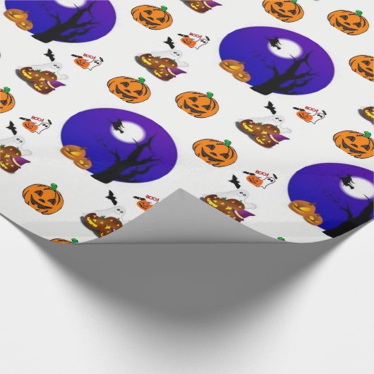 Verpakkingspapier Halloween Cadeaupapier (Hoek)