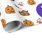 Verpakkingspapier Halloween Cadeaupapier (Rol Hoek)
