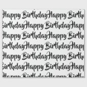 Verpakkingspapier - Happy Birthday Cadeaupapier (Vlak)
