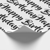 Verpakkingspapier - Happy Birthday Cadeaupapier (Hoek)