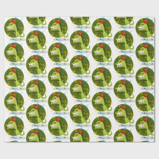 Verpakkingspapier - Happy Birthday You Party Anima Cadeaupapier (Vlak)