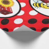 Verpakkingspapier hommel cadeaupapier (Hoek)