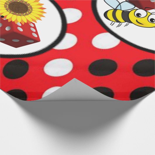 Verpakkingspapier hommel cadeaupapier (Hoek)
