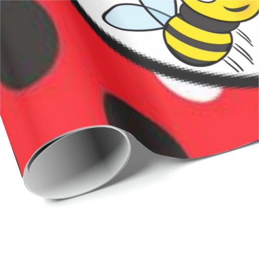 Verpakkingspapier hommel cadeaupapier (Rol Hoek)