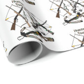 Verpakkingspapier, jachtcadeaus voor jagers cadeaupapier (Rol Hoek)