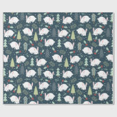 Verpakkingspapier - kerstBunnies Cadeaupapier (Vlak)