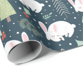 Verpakkingspapier - kerstBunnies Cadeaupapier (Rol Hoek)