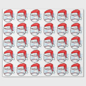 Verpakkingspapier - kerstkerstbal cadeaupapier (Vlak)