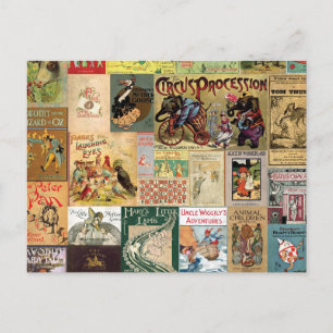 Verpakkingspapier - Kinderboeken Briefkaart