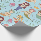 Verpakkingspapier - Laten we zeemeerminnen zijn Cadeaupapier (Hoek)