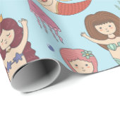 Verpakkingspapier - Laten we zeemeerminnen zijn Cadeaupapier (Rol Hoek)