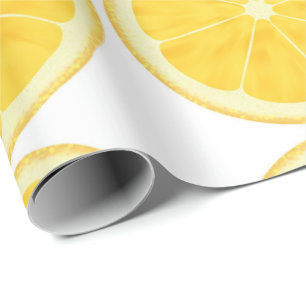 Verpakkingspapier - Lemon Slice Cadeaupapier