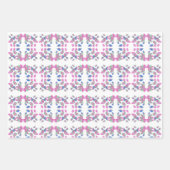  verpakkingspapier met bloemblaadjes inpakpapier vel (Voorkant 3)